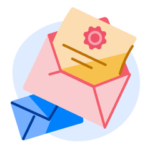 An illustration of an acceptance letter, representing the UK undergraduate application process.