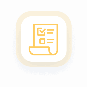 A checklist with the first box checked off